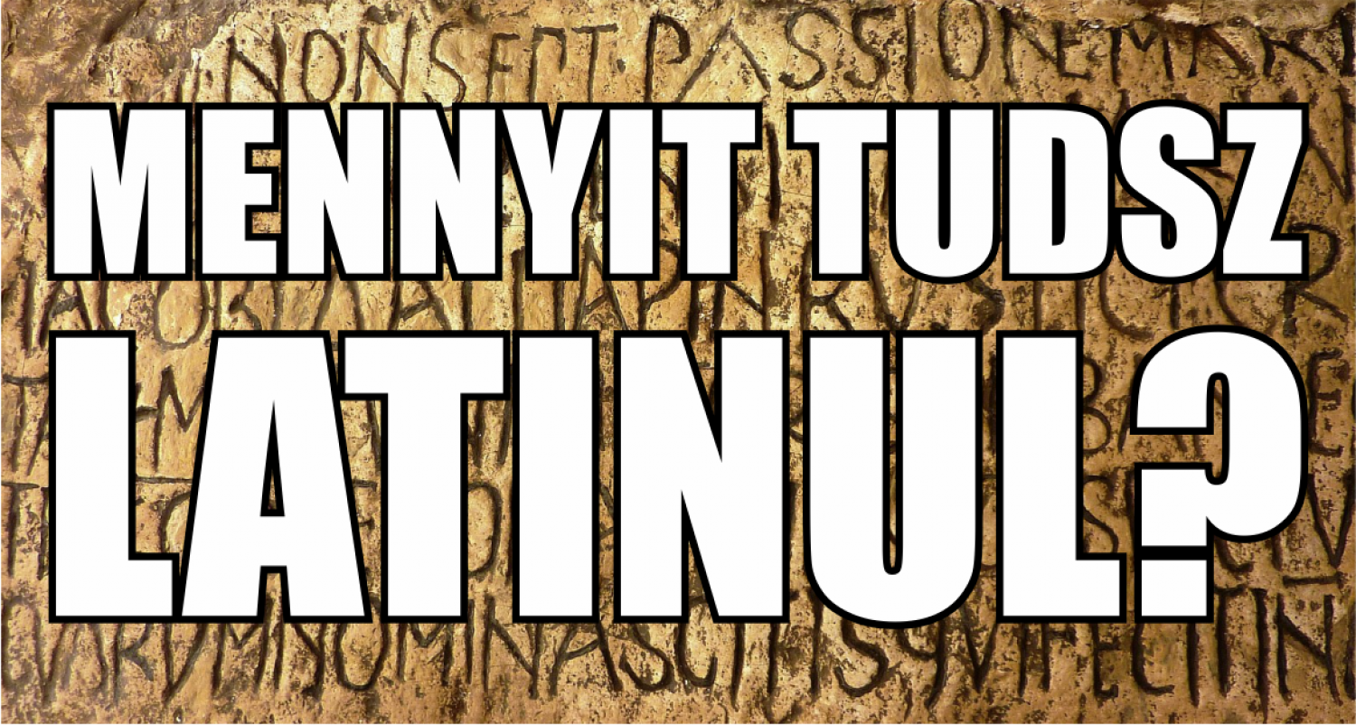 Mennyit tudsz latinul?